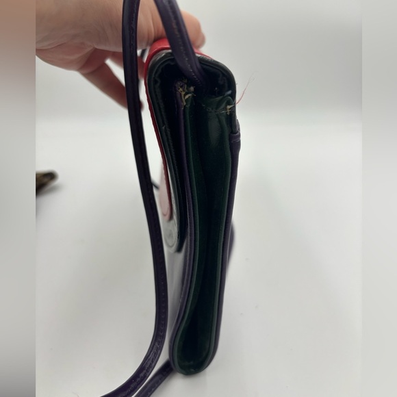 VINTAGE 80’s Retro Colour Block Crossbody Bag - Picture 5 of 6